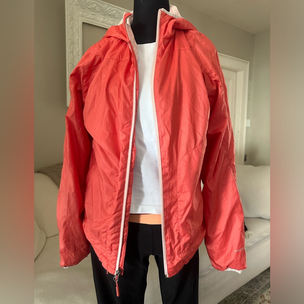 THE NORTH FACE Women’s Pitaya Hooded Jacket Coral NFOA2VCV Full-Zip Size M